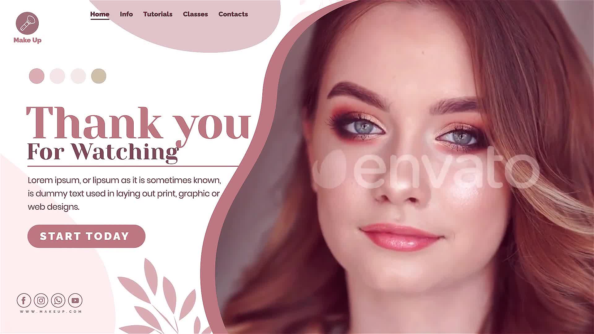 Beauty and Makeup. Online Classes Videohive 29044311 After Effects Image 11