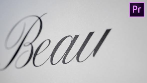 Beauty Animated Handwriting Typeface - 22872807 Download Videohive