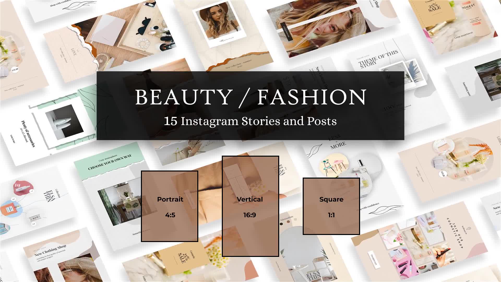 Beauty | Fashion Instagram Stories and Posts Videohive 29833309 After Effects Image 1