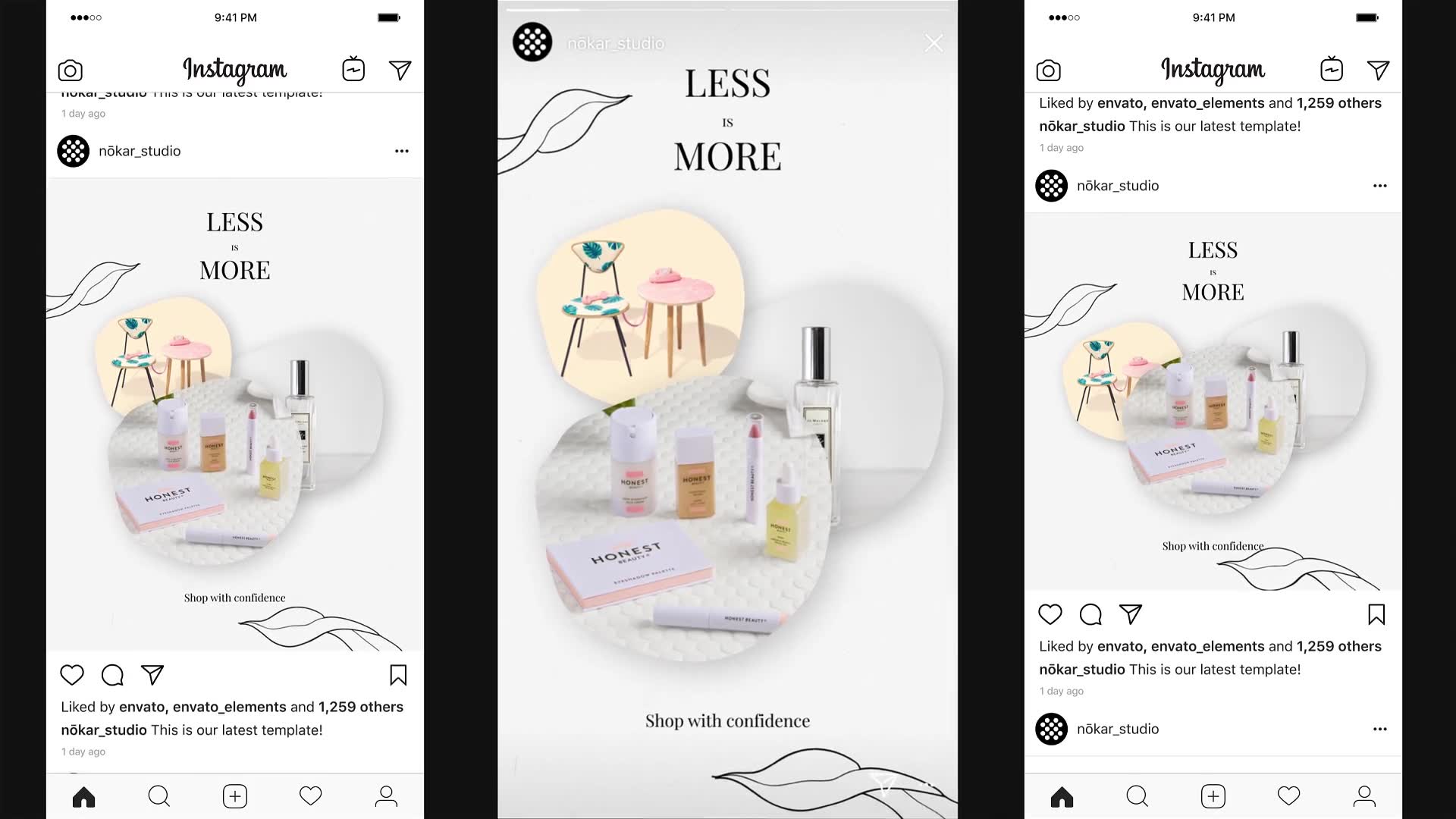 Beauty | Fashion Instagram Stories and Posts Videohive 29833309 After Effects Image 3