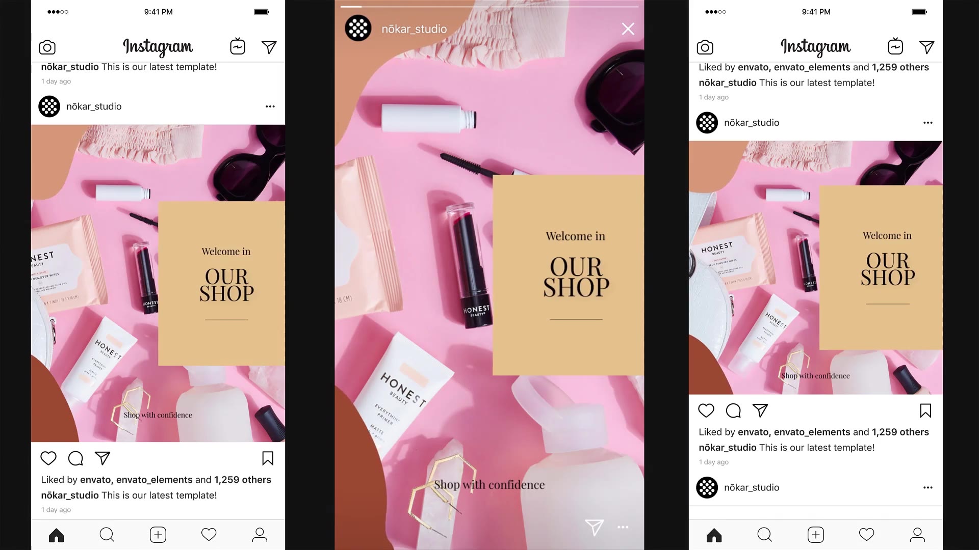 Beauty | Fashion Instagram Stories and Posts Videohive 29833309 After Effects Image 4