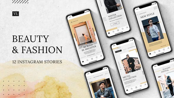 Beauty & Fashion Instagram Stories v.1 - Download Videohive 30015013