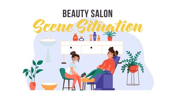 Beauty Salon Scene Situation - 31793866 Download Videohive