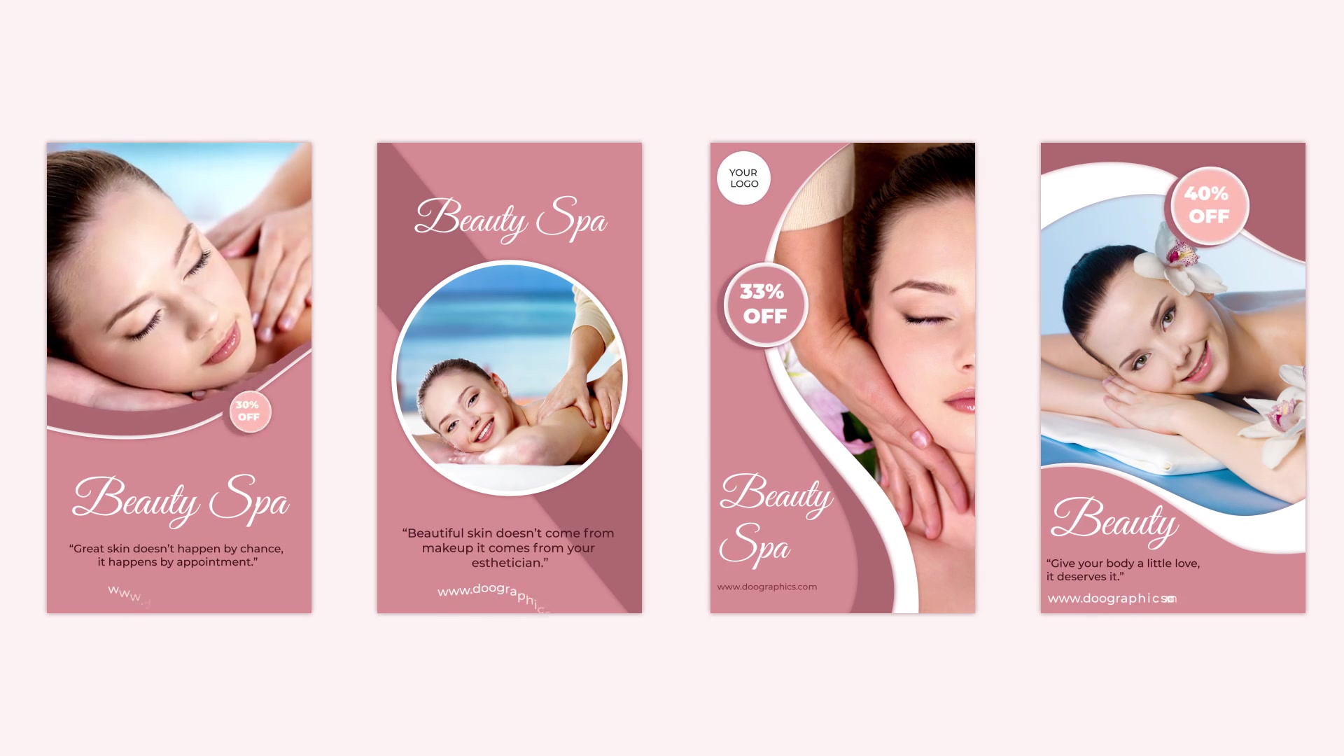 Beauty Spa and Salon Instagram Story Pack Videohive 32893658 After Effects Image 5