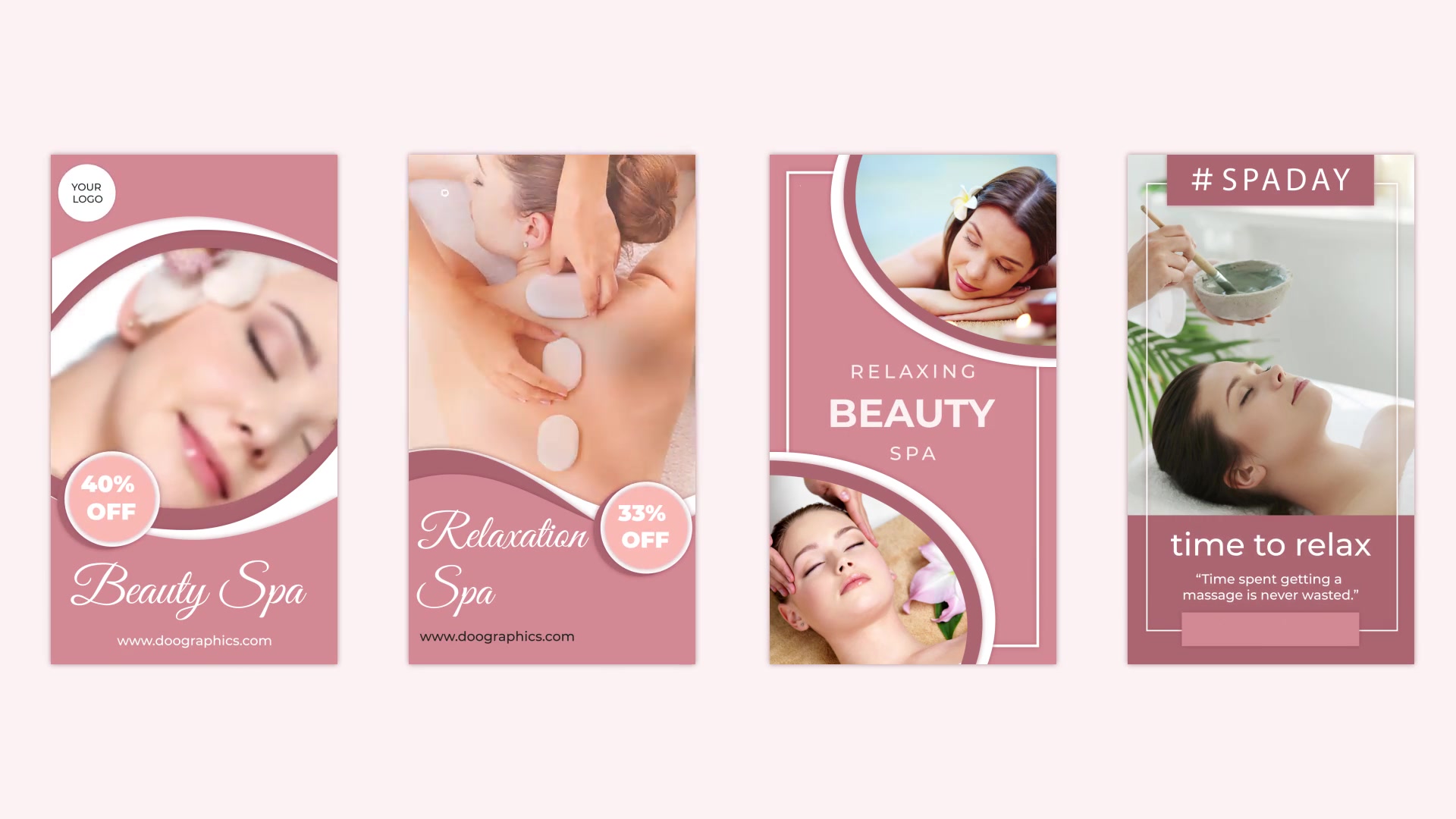 Beauty Spa and Salon Instagram Story Pack Videohive 32893658 After Effects Image 7