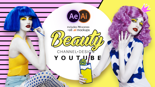 Beauty Youtube Design Pack - Download Videohive 21097856