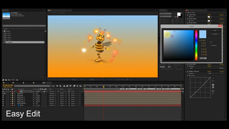 Bee Dance Magic Reveal Videohive 19165155 After Effects Image 11