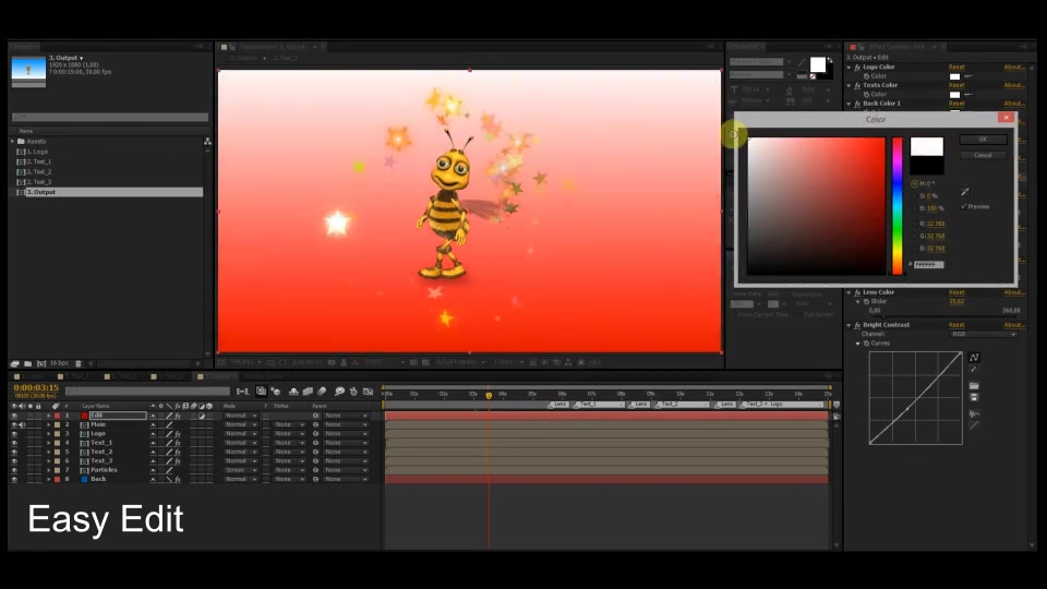 Bee Dance Magic Reveal Videohive 19165155 After Effects Image 12