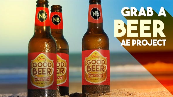 Beer Bottles By The Beach - 19162914 Download Videohive