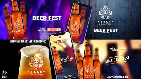 Beer Fest & Beer Mock up Pack - Download Videohive 23874743