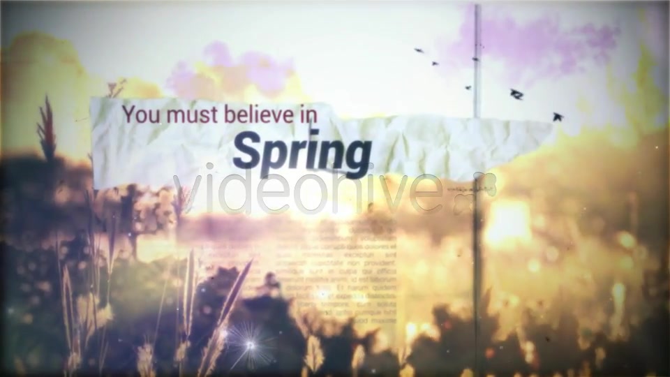 Believe in Spring - Download Videohive 3930826