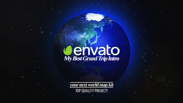 Best Grand Trip Intro | World Map Kit - Download Videohive 21674484