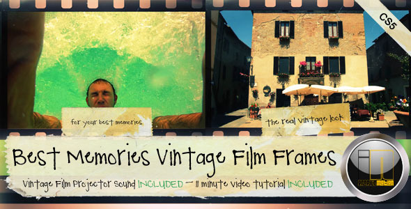 Best Memories Vintage Film Frames - Download Videohive 336903