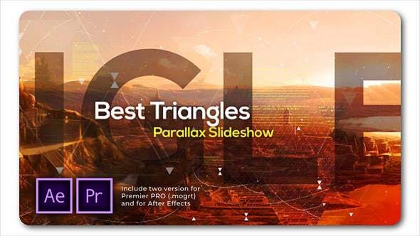 Best Triangles Parallax Slideshow - Download Videohive 29855981