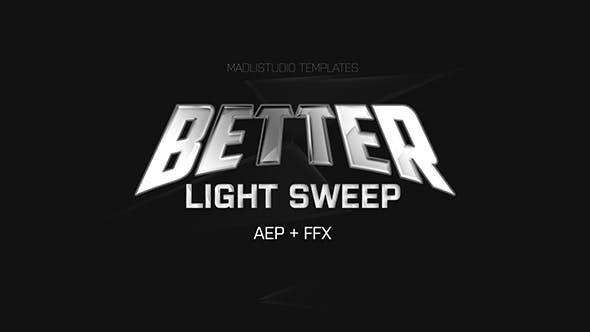 Better Light Sweep Presets - Videohive 37073099 Download
