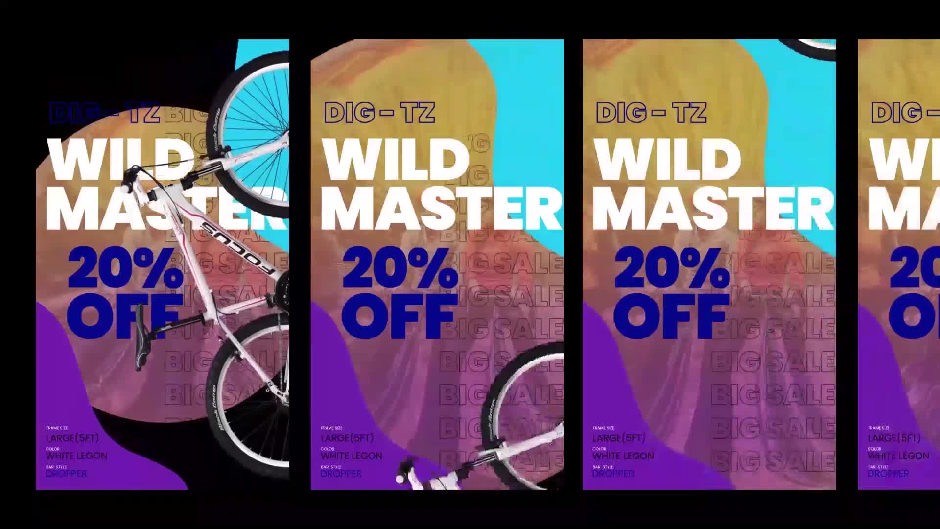 Bicycle promo stories instagram Videohive 29997856 After Effects Image 2