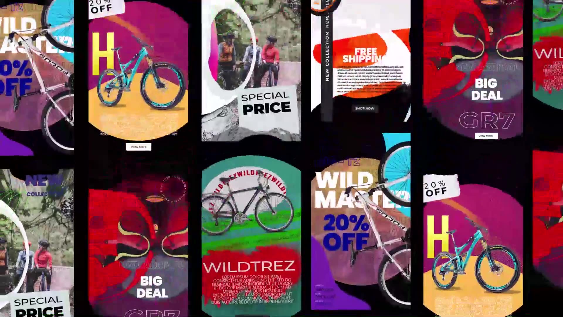 Bicycle promo stories instagram Videohive 29997856 After Effects Image 4
