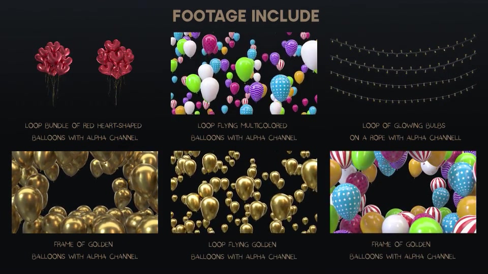 Big Ballon Pack Videohive 31652238 After Effects Image 9