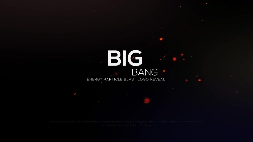 Big Bang Particle Logo Reveal Videohive 22262761 After Effects Image 7