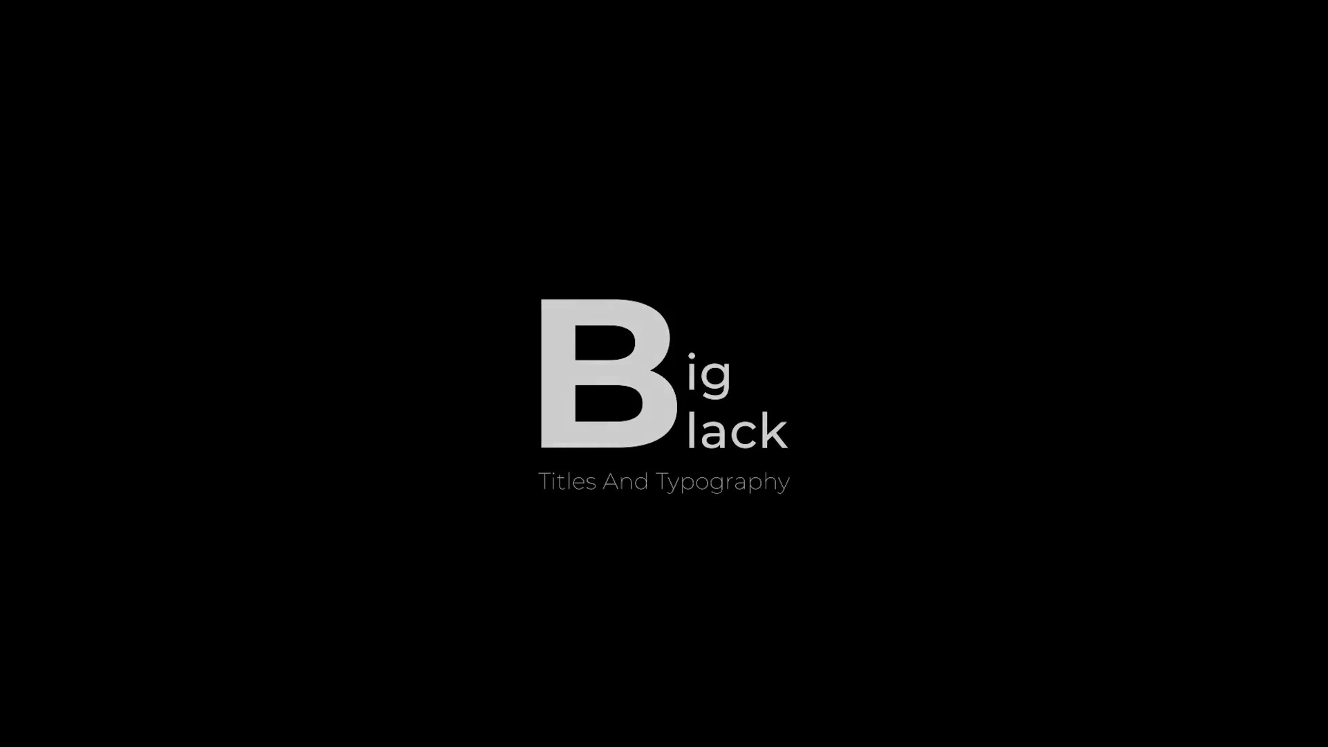 Big Black Titles And Typography Videohive 25277607 Premiere Pro Image 11