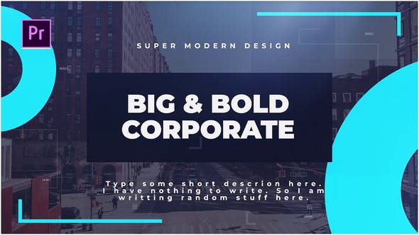 Big & Bold Corporate - Videohive Download 23456438
