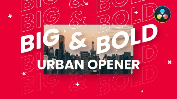Big & Bold Urban Opener | For DaVinci Resolve - 34906443 Download Videohive