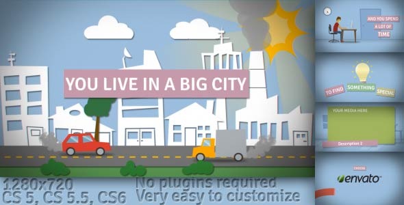 Big City Cartoon Promo - Download Videohive 3796168