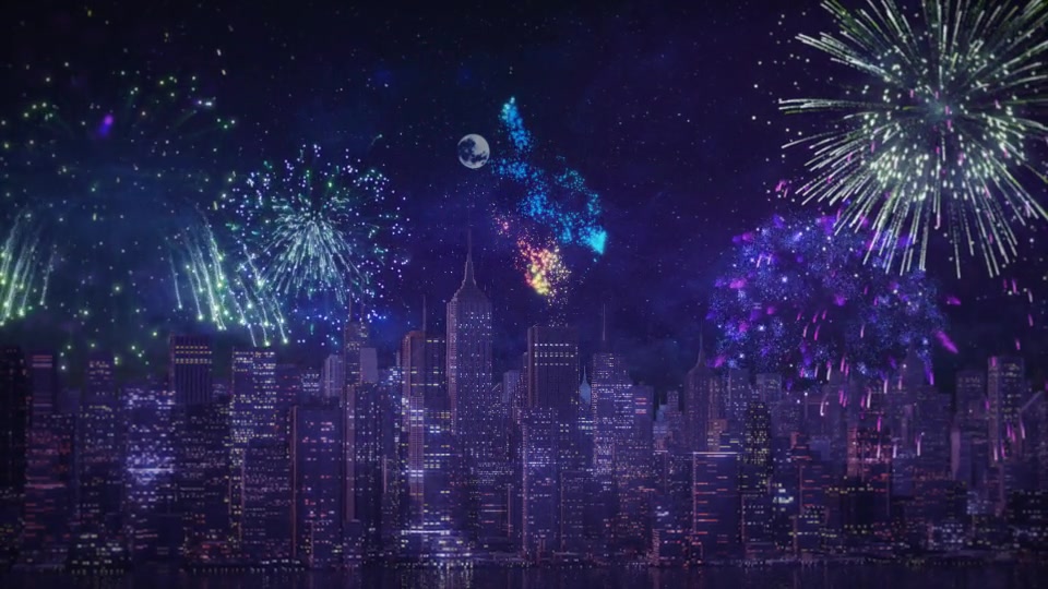 Big City Fireworks/Celebrating Logo Videohive 35415204 After Effects Image 9