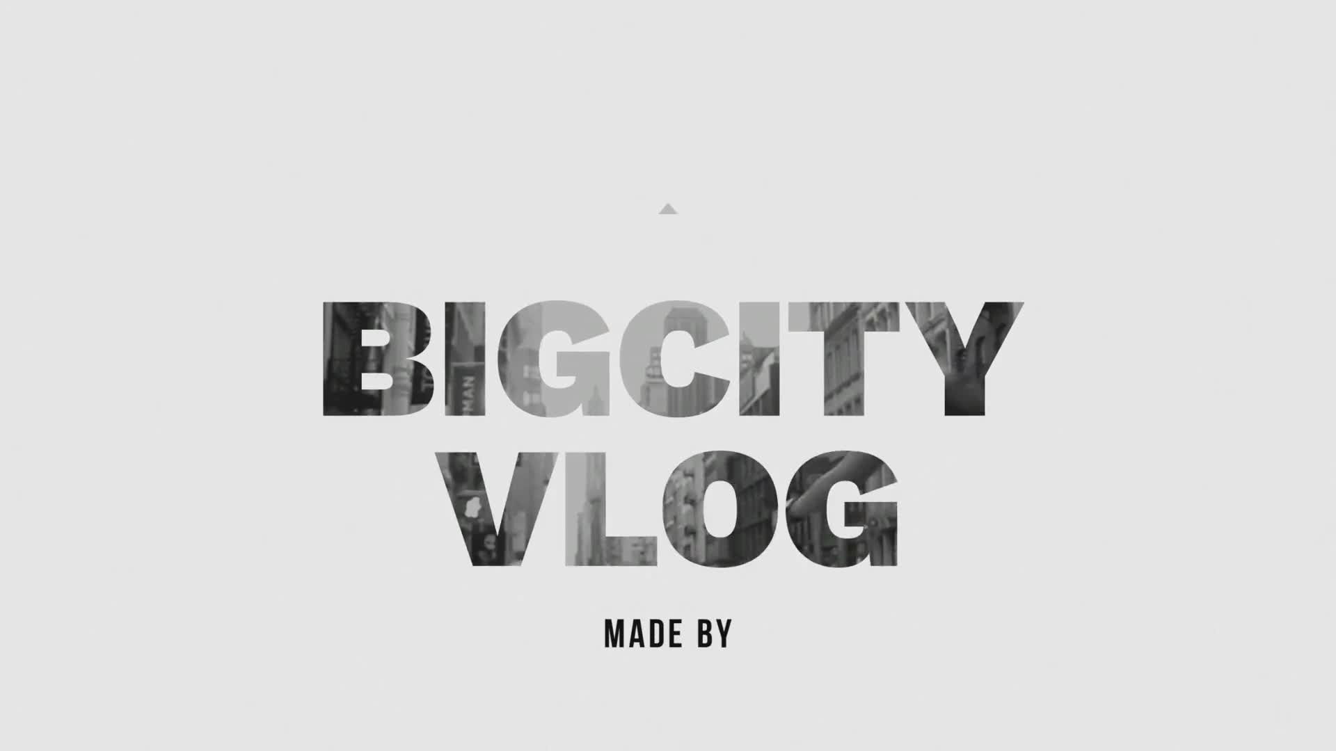 Big City Vlog Videohive 22885127 After Effects Image 1