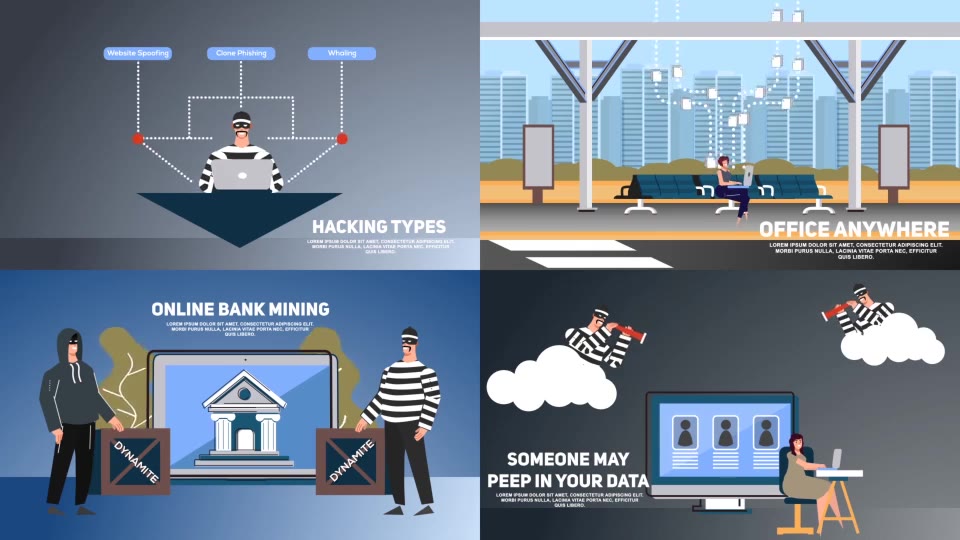 Big Data Hosting and Server Security Explainer Kit Videohive 24849138 After Effects Image 3