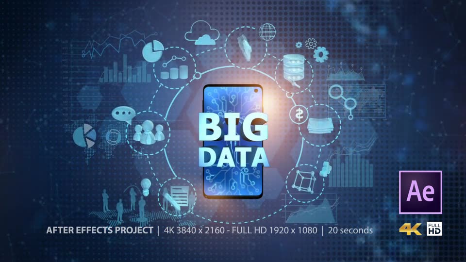 BIG DATA on Mobile Phone Videohive 25060830 After Effects Image 2
