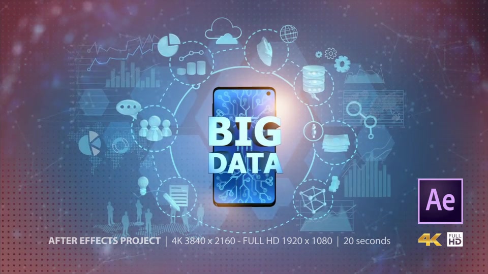 BIG DATA on Mobile Phone Videohive 25060830 After Effects Image 3