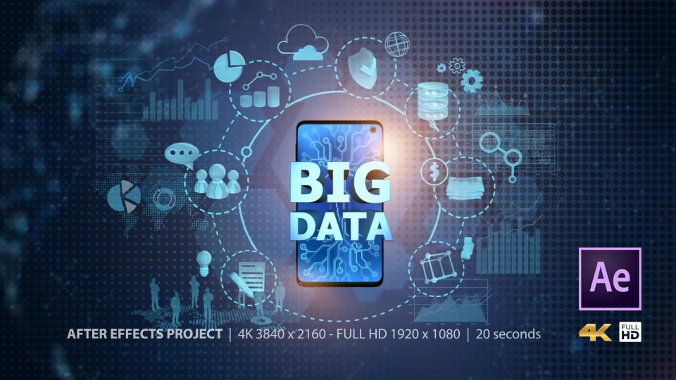 BIG DATA on Mobile Phone Videohive 25060830 After Effects Image 4