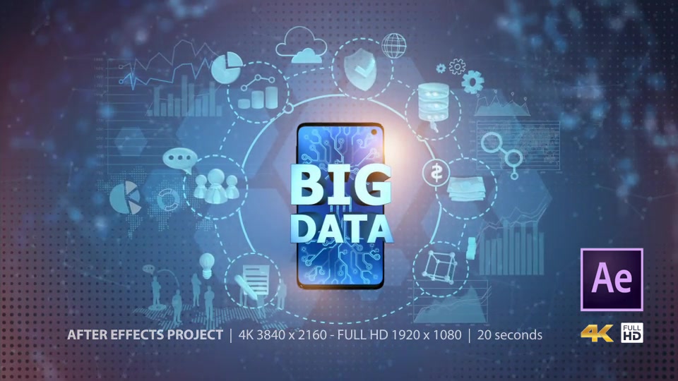 BIG DATA on Mobile Phone Videohive 25060830 After Effects Image 5