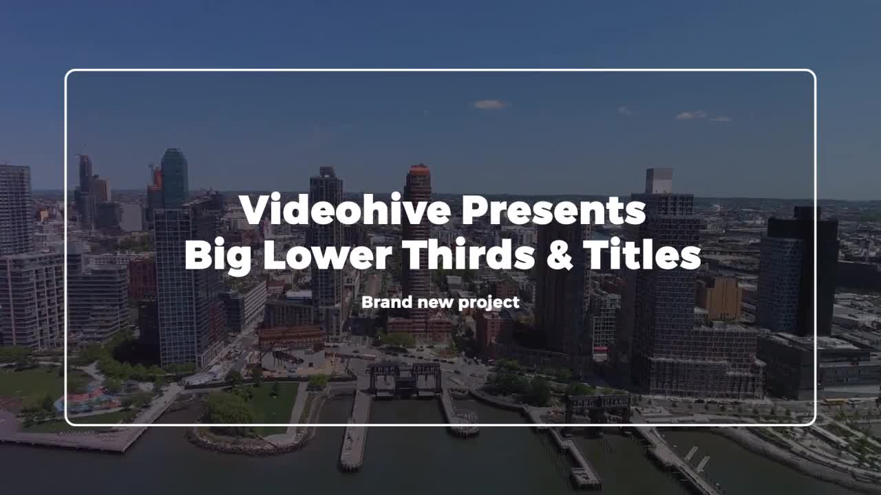 Big Lower Thirds & Titles 2 Videohive 20773201 After Effects Image 1