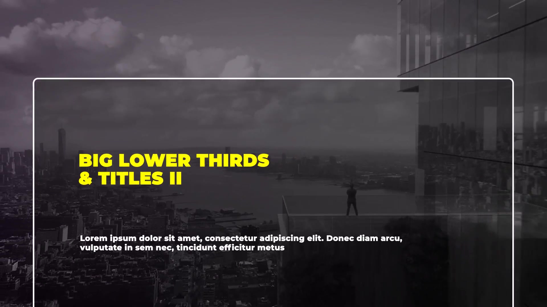 Big Lower Thirds & Titles 2 // MOGRT Videohive 23763721 Premiere Pro Image 11