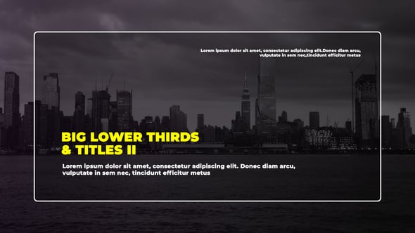 Big Lower Thirds & Titles 2 // MOGRT - 23763721 Download Videohive