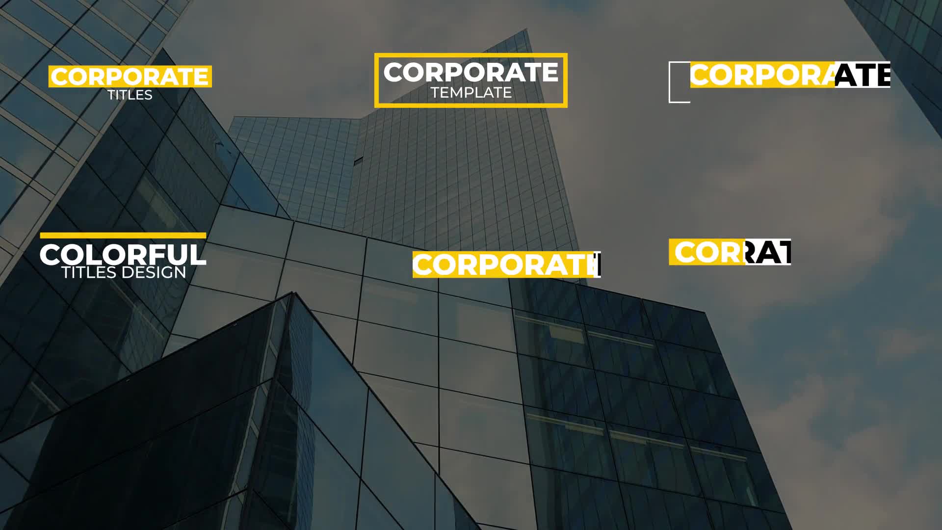 Big Modern Corporate Titles Videohive 24582060 After Effects Image 1