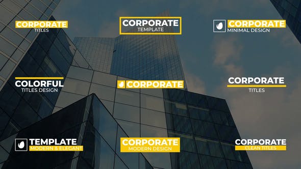 Big Modern Corporate Titles - Download Videohive 24582060