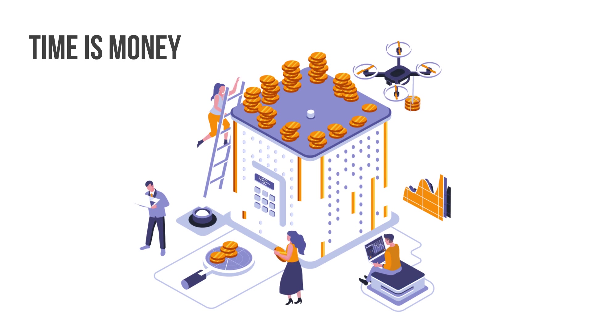 Big Money Isometric Concept Videohive 27458539 After Effects Image 8