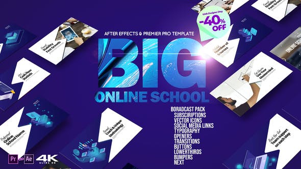 Big Online School Broadcast Pack - Download 23561033 Videohive