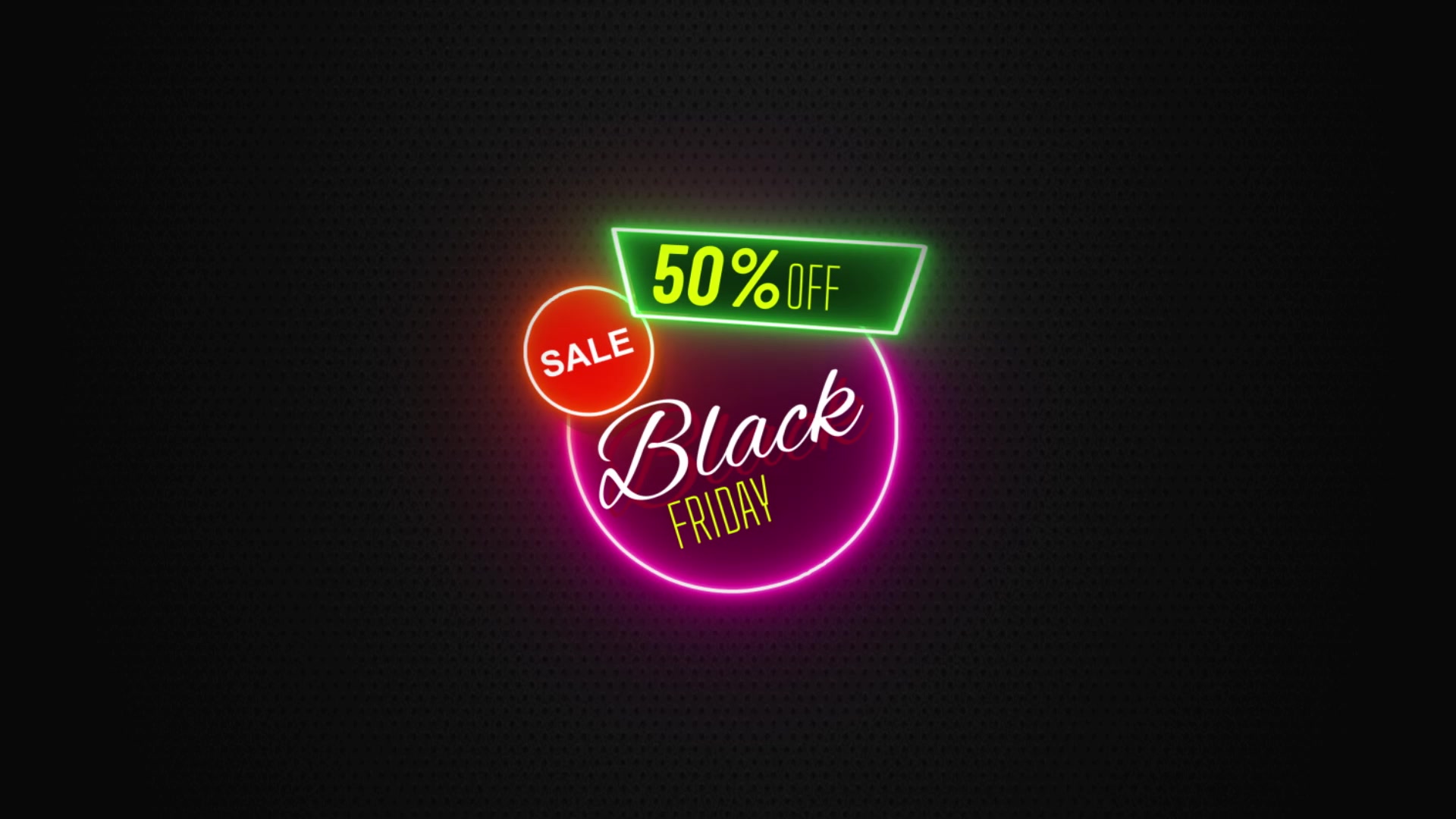 Big Sale Badges Cyber Monday / Black Friday Videohive 34820334 After Effects Image 6