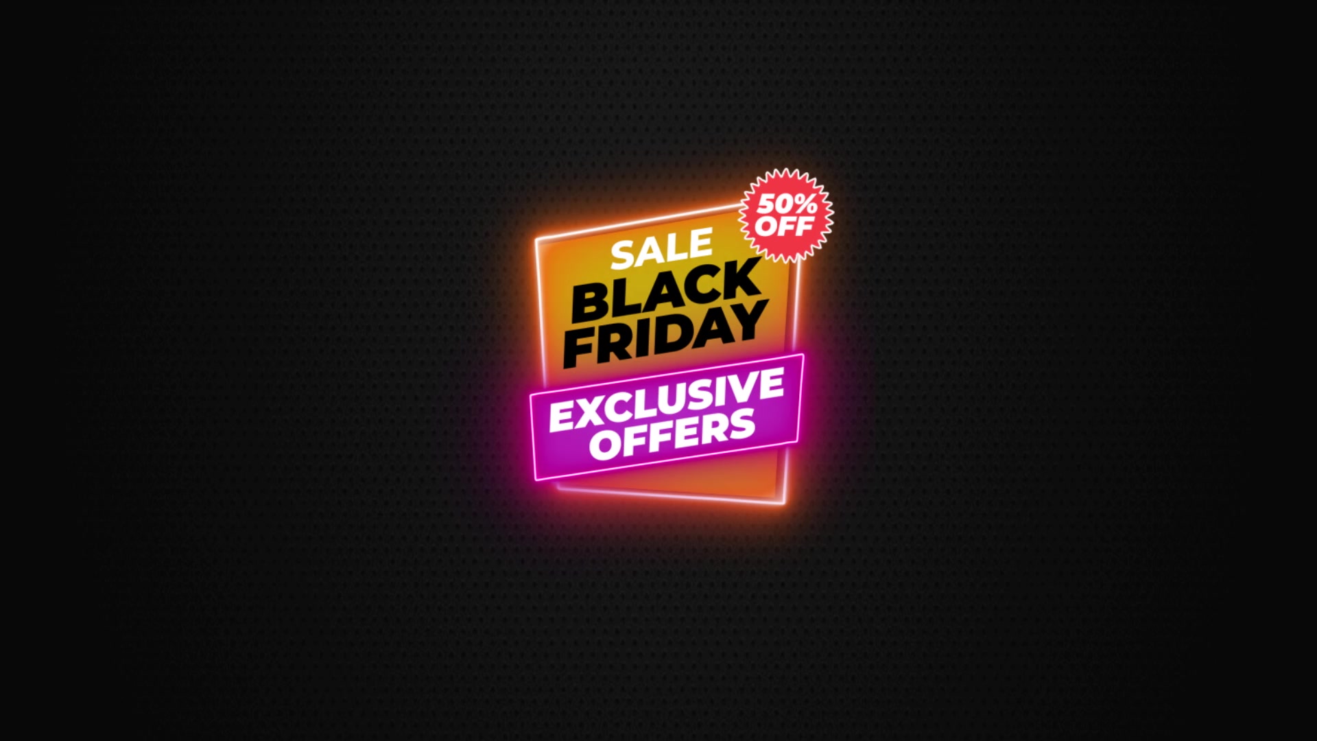 Big Sale Badges Cyber Monday / Black Friday Videohive 34820334 After Effects Image 8