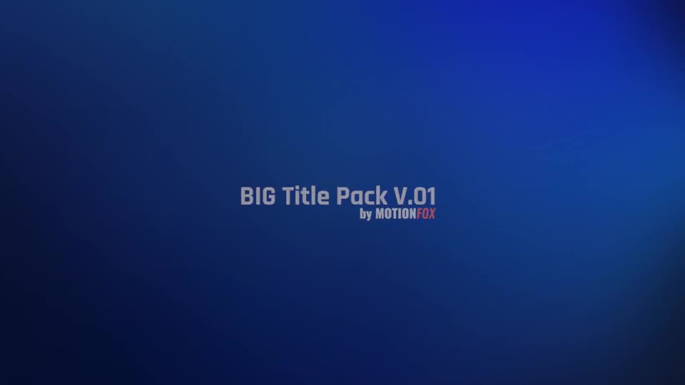 Big Title Animation 8K v.01 Videohive 23079044 After Effects Image 1