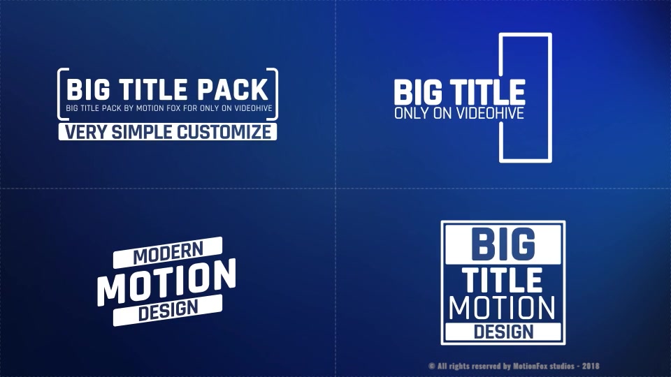 Big Title Animation 8K v.01 Videohive 23079044 After Effects Image 7