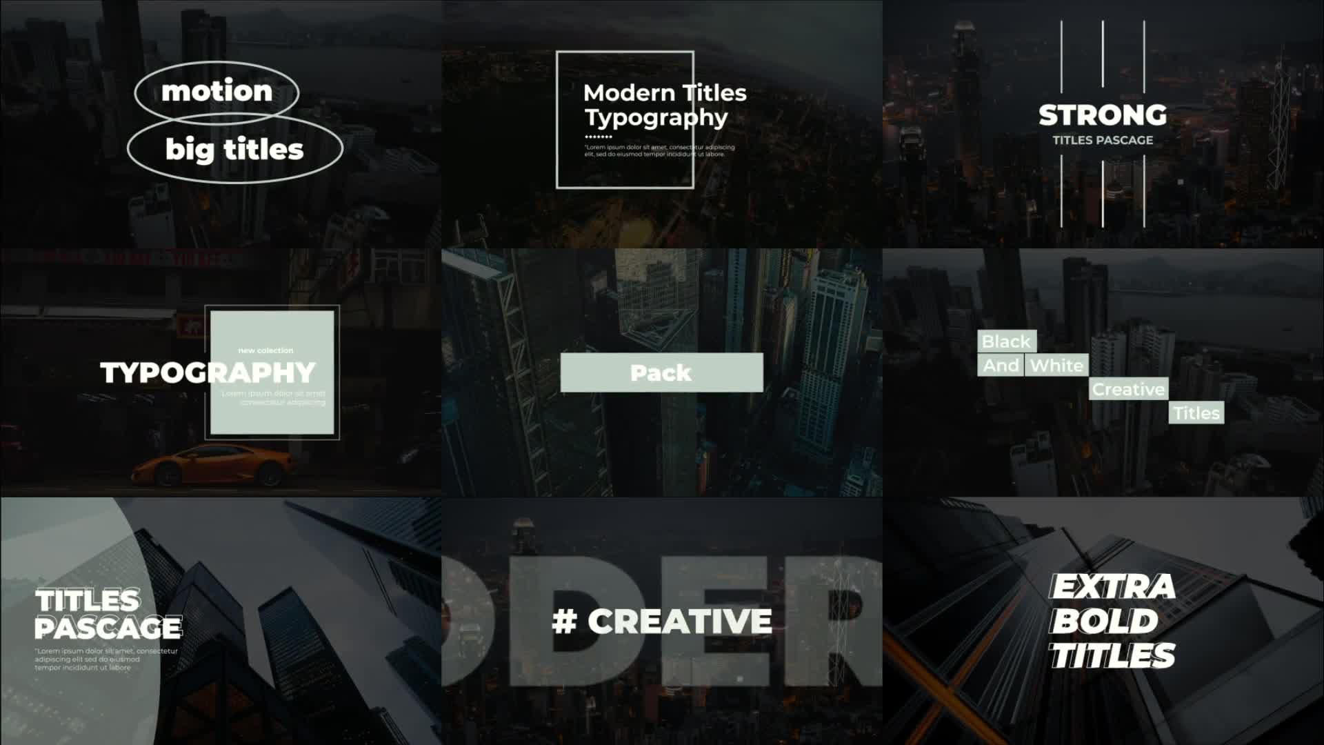 Big Titles 1.0 | Premiere Pro Templates Videohive 35062564 Premiere Pro Image 1