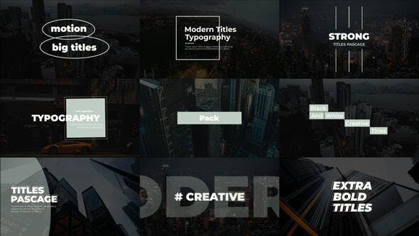 Big Titles 1.0 | Premiere Pro Templates - Download 35062564 Videohive