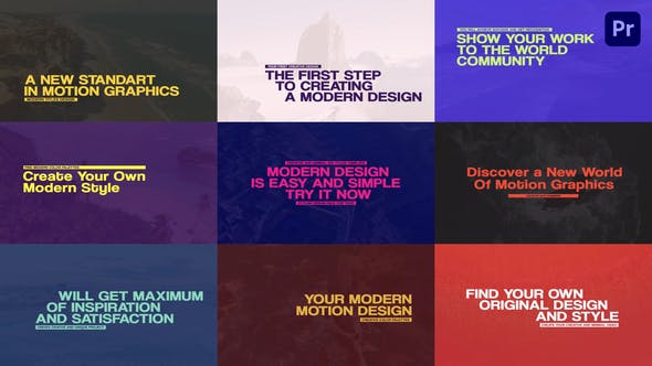 Big Titles For Premiere Pro - 33639596 Videohive Download