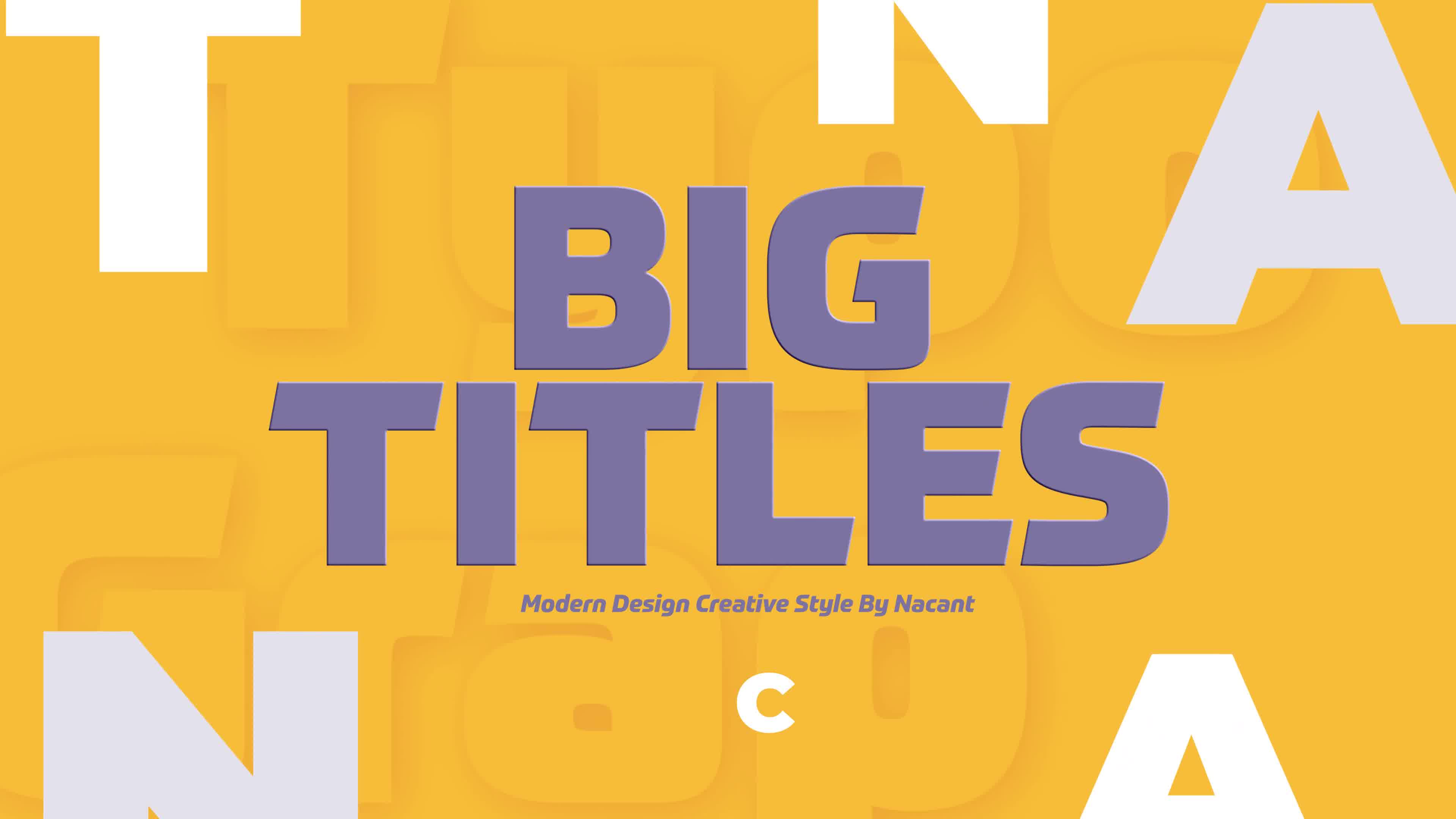 Big Titles Typo Videohive 45204747 After Effects Image 10