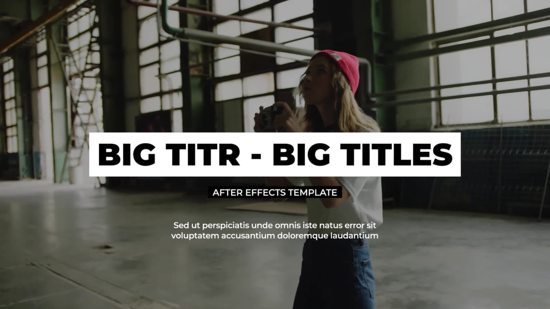 Big Titles & Typography | Final Cut Pro X Videohive 34991347 Apple Motion Image 2
